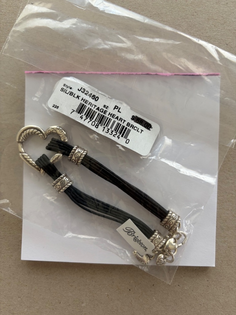 Brighton gift set: Heritage heart bracelet, Alcazar heart necklace, & bag NWT - Picture 4 of 5